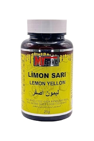 Yağ Bazlı Toz Boyamy Bake 25 Gr Limon Sarısı Yağ Bazlı Toz Boyamy Bake 25 Gr Limon Sarısı
