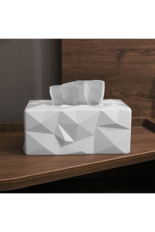 Wezone Ev Otel Mutfak Dekoratif Beşik Kağıt Kutusu - Modern Minimalist Beyaz Masraf Malzemesi Toplu Satış Beyaz