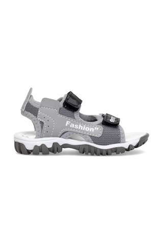 Elit Şa-p-022-25y Patik Erkek Çocuk Düz Sandalet Gri Gri