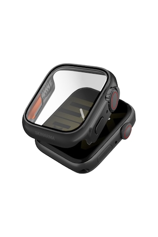 Watch 7 45mm Kasa Ve Ekran Koruyucu Skinarma Gado Pro Dijital Taç Korumalı Siyah
