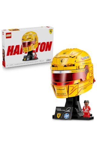 LEGO® Editions Scuderia Ferrari HP Lewis Hamilton Kaskı 43022 - 14 Yaş ve Üzeri İçin F1® Modeli Yapım Seti (884 Parça)