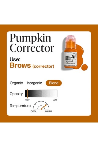 Perma Blend Pumpkin Corrector Kalıcı Makyaj Kaş Corrector Pigmenti 15ml