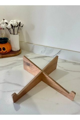 Ahşap Tablet Bilgisayar Standı Tablet Tutucu Telefon Tutucu