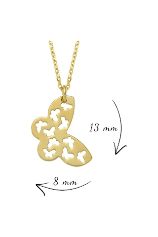 Kelebek Altın Kolye Ucu As1420Gkl Altınsepeti