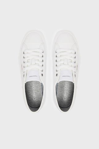 Calvin Klein Deri Logolu Sneaker Ayakkabı Hw0hw030770k4 Bayan Ayakkabı Hw0hw03077 0k4 Beyaz