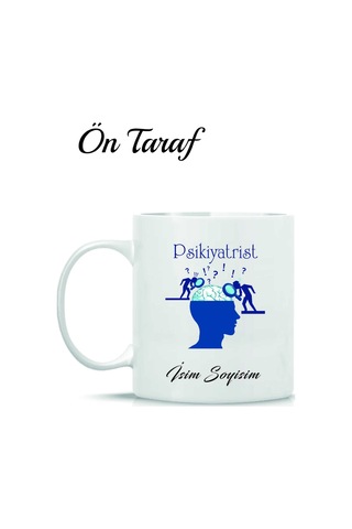 Psikiyatrist Kişiye Özel Tasarım Kupa Bardak Beyaz