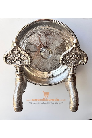 Sb Hamam Taslı İkili Desenli Özel Osmanlı Musluğu Saten