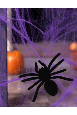 Halloween Örümcek 16cm Flok Kumaş Ast6764 Genel