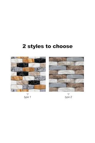 Skycity Pvc Duvar Stickerı, Mermer Desenli, 30x30cm, 60g, Kolay Yüklenir, Dekoratif Duvar Kaplama Diğer