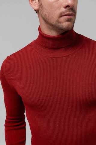 Twn Slim Fit Kiremit Rib Örgü Kazak 5ec0606317641 250
