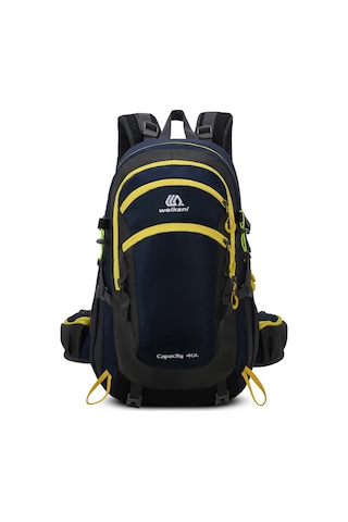 Fosenze Hafif Ve Konforlu 40l Outdoor Sırt Çantası - Yürüyüş Ve Kamp İçin İdeal Koyu Mavi