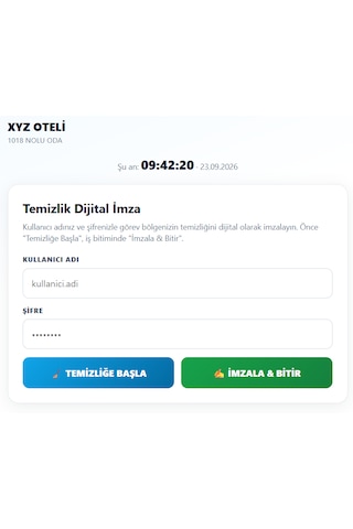 Akıllı Temizlik Takip Modülü Personel Temizlik Kontrol Ve Raporlama Sistemi
