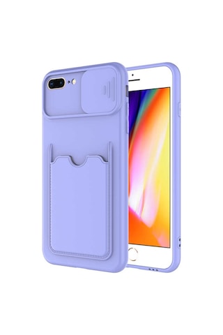 Apple Uyumlu iPhone 7 Plus Kilif ?Zore Kartix Kartlik Bölmeli Kilif 499756213