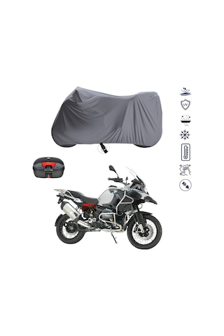BMW R 1200 Gs Adventure Uyumlu Arka Çanta Motosiklet Su Geçirmez Motor Branda