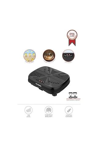 Torima Vep-1000 Siyah Yüksek Titreşimli Programlı Kumandalı Egzersiz Aleti Ve Kondisyon Aleti Siyah