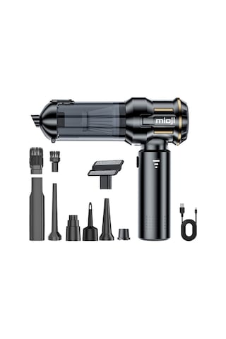 Mioji 8 Plus Vacuum Cleaner Taşınabilir Araç ve Ev Mini Şarjlı Süpürge