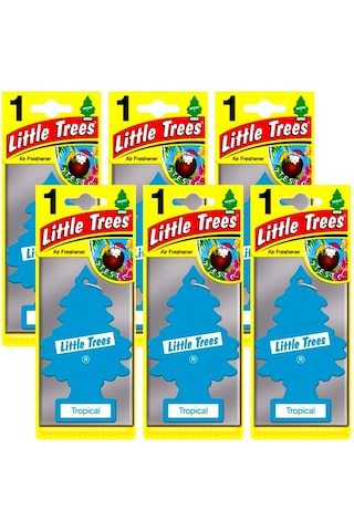 Little Trees Tropikal Aromalı Asma Oto Kokusu 6 Adet