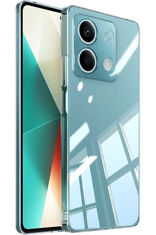 Xiaomi Redmi Note 13 4g Kılıf Zore Süper Silikon Kapak Seffaf