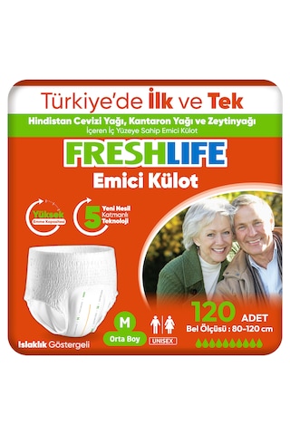 Freshlife Emici Külot Hasta Bezi M 4 x 30'lu