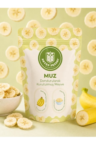 Muz Kurusu Meyve Cipsi - Dondurularak Kurutulmuş Freeze Dried Çıtır Muz