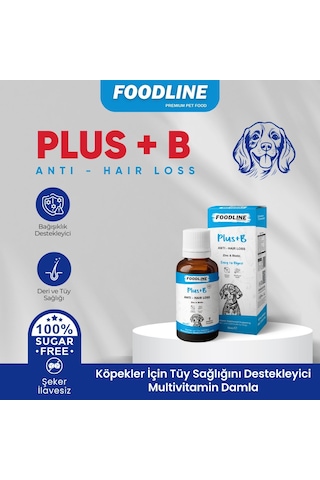 Foodline Köpekler İçin Plus +b Damla 50 Ml Tüy Sağlığını