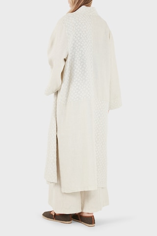 Via Dante % 100 Keten Brode İşlemeli Kimono Bayan Kimono 69912196 Taş