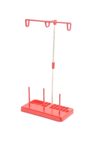 Ev Tipi Dikiş Makinesi Kırmızı Plastik Çardak Seti / Ts-500