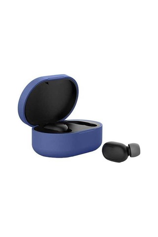 Sandwich Xiaomi Redmi Airdots Gençlik Kılıfı - 8 Renk, Koyu Mavi, Silikon Koruma Diğer