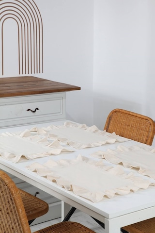 Naturel Amerikan Servisi 4'lü Vintage 30x45 CM