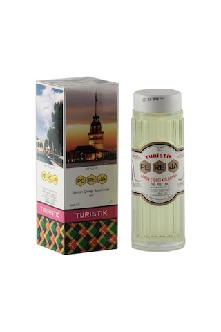 Pereja 80 Derece Turistik Limon Çiçeği Kolonyası Cam Şişe 400 ML