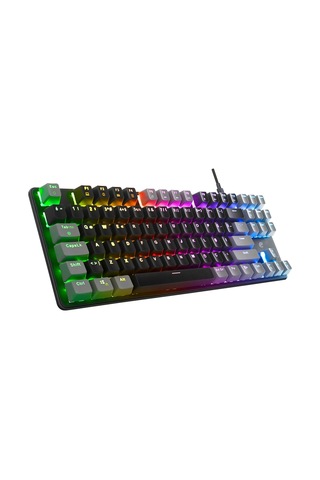 Acer Emachines, Eak87, Siyah/gri, Usb Kablolu, Rgb Backlight, Red Switch, Mekanik, Türkçe Q, 87 Tuşl