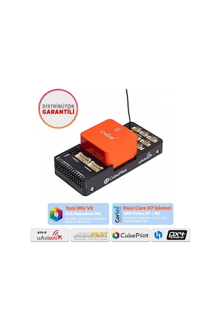 Pixhawk The Cube Orange+ (IMU V8) Standard Set Otopilot Sistemi (ADS-B Carrier Board) - ( Distribütör Garantili )