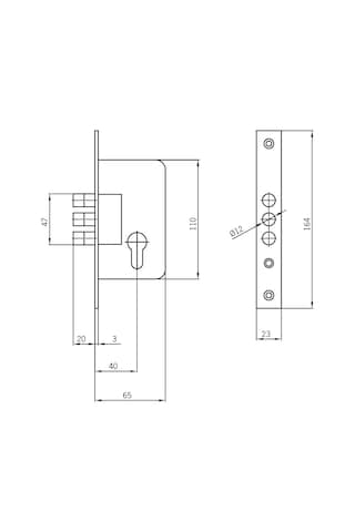 İto Kilit 261/fk 3 Dilli, 2 Turlu Fiam Emniyet Kilitleri