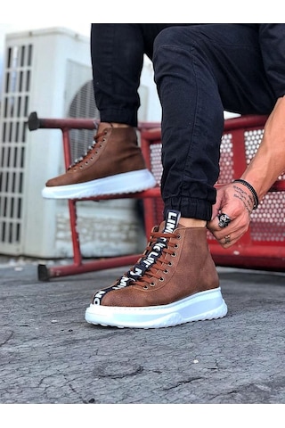 Wagoon Wg03 Taba Casual Erkek Yarım Bilek Bot Taba
