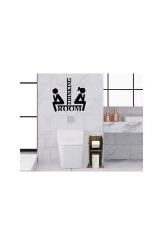 Bk Home Doğal Masif Ahşap Tuvalet Kağıtlığı Ve Konsept Banyo Duvar Dekoru-2