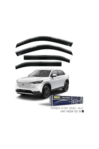 Niken Honda Hr-v 2022 Kromlu Cam Rüzgarlığı 4'lü - Ekolmaks