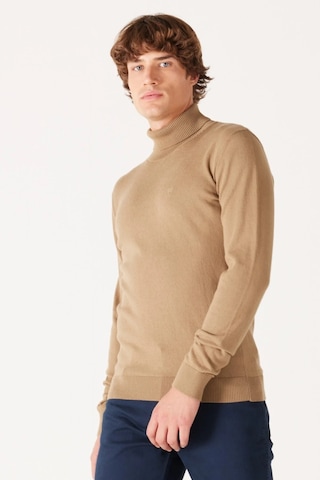 Wrangler Balıkçı Yaka Koyu Bej Erkek Kazak W8d42pm24 Koyu Bej