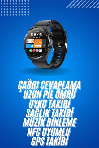 Amoled Ekran Metal Deri Silikon Kordonlu Uyku Ve Sağlık Takibi - 15000