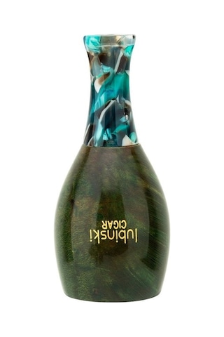 Lubinski Yeni 4 Boy Kullanım Briar Puro Ağızlığı 9mm Filtreli Big Green 38-57 Ring Lb-912