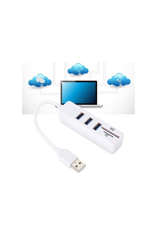 Ximistore9 Usb 2.0 Çok Fonksiyonlu Hub: Bilgisayar Usb Hubı, Mouse-klavye Desteği Ve Sd/micro Sd Kart Okuyucu 480mbps