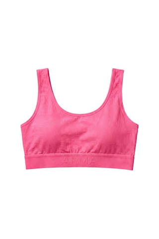 Arma Yıldız Kız Çocuk Kalın Askılı Çıkarılabilir Pedli Alıştırma Sütyeni Yarım Atlet 3'lü Paket Pembe-3