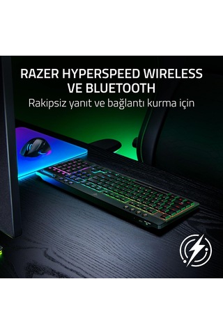 Razer Blackwidow V4 Düşük Profilli Hyperspeed - Kablosuz Düşük Pr