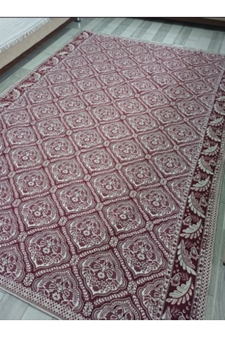 Savan Dokuma Halı Örtüsü 4m² 170 240 Kale Bordo4 Bordo