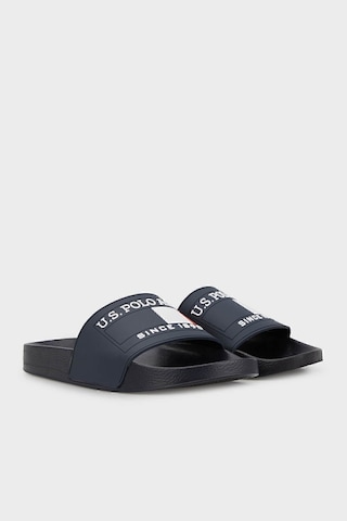 U.S. Polo Assn. Logolu Düz Terlik Erkek Terlik Nıco 3fx Lacivert