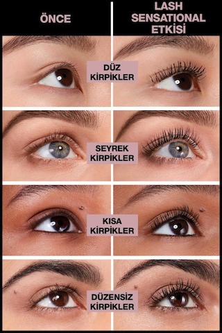 Maybelline New York Lash Sensational Yelpaze Etkili Maskara Ekstra Siyah + Garnier Micellar Makyaj Temizleme Suyu 100 ML