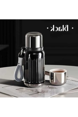 Pazly Termos Seyahat Paslanmaz Ml Mini Kapaklı Iki Diğer Çelik Bardak 300 Gq Diğer