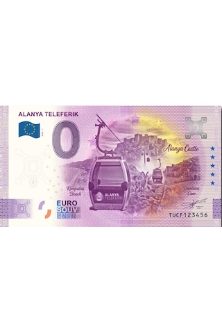 0 Euro Hatıra Parası - Alanya Teleferik - 2026