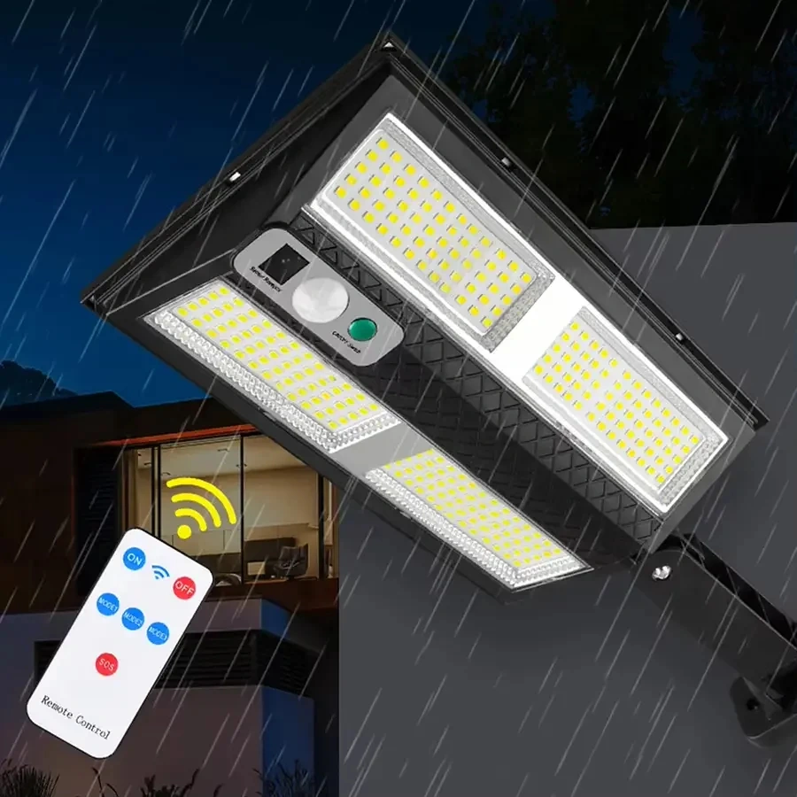 Hareket Sensörlü Ip65 Güneş Enerjili Led Spot Kumandalı