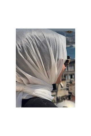 Aldaıyr Simli Şifon Şal Çok Rrenkli33