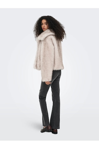 Only Onldawn Faux Fur Sentetik Kürklü Kadın Ceket 15348977 Taş